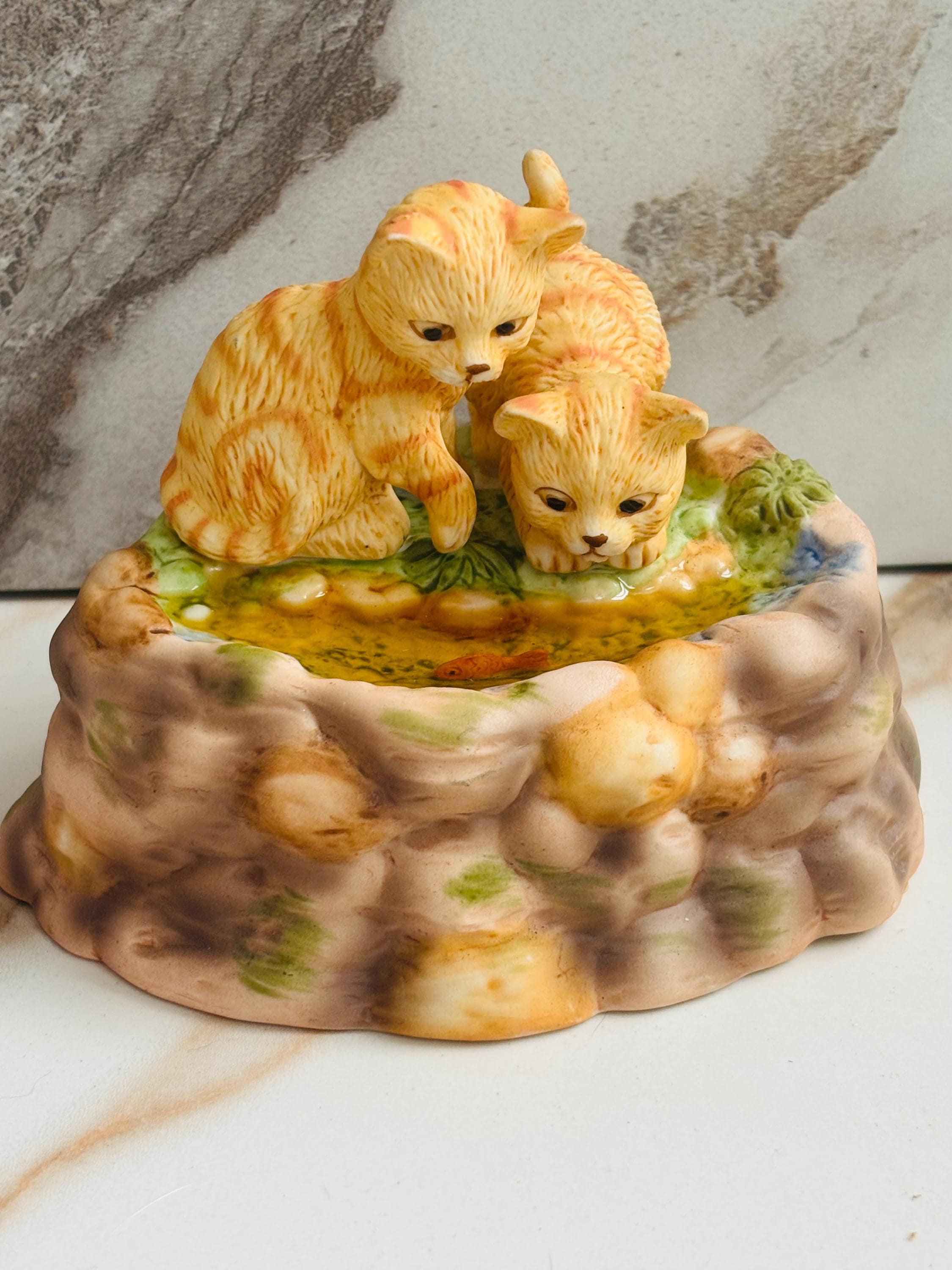 Enesco Cat Music Box - Etsy