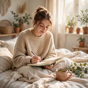 Calm Mind Wellness Journal | 84 Page Anxiety Relief Planner (Digital Download)
