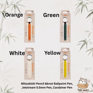 Mitsubishi &knot Carabiner Pen, Jetstream 0.5mm