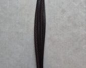 Braided Leather Bracelet for Men, Brown Leather Wristband, Minimalist Magnetic clasp, Unisex