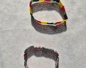 Handwoven African Seed Bead Bracelet | Handmade | Colourful Tribal-Inspired Bracelet | Unisex Boho Jewellery | Artisan Gift