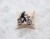 Pillow cover made of upholstery matte fabric