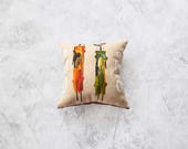 Upholstery matte fabric throw pillow cover