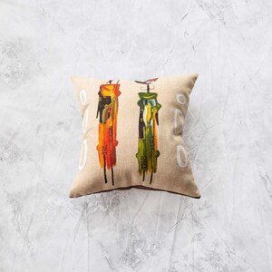 Upholstery matte fabric throw pillow cover