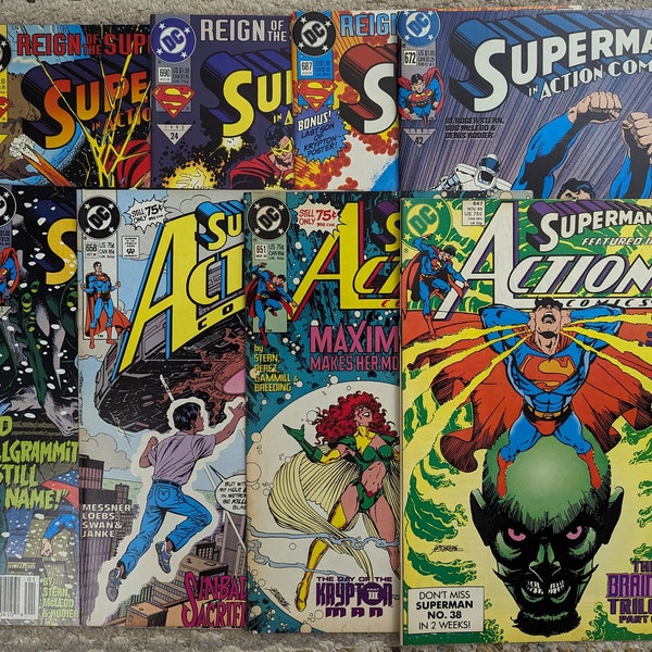 Superman Action Comic Books