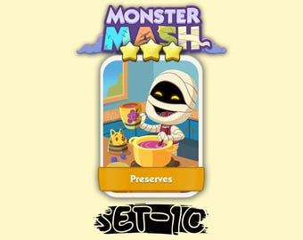 PRESERVES Set #10 Monopoly_Go 3 Star Stickers