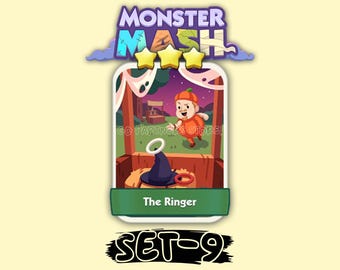 THE RINGER Set #9 Monopoly_Go 3 Star Stickers