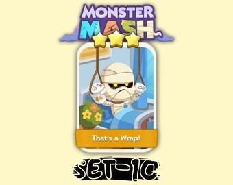 THAT'S A WRAP Set #10 Monopoly_Go 3 Star Stickers