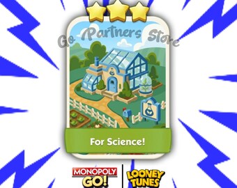 For Science! Set #12 Monopoly_Go 3 Star Stickers Happy Harvest Album