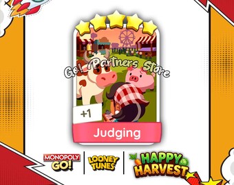 JUDGING Sticker Set-20 | Happy Harvest Album | Monopoly_Go 5 Star Stickers