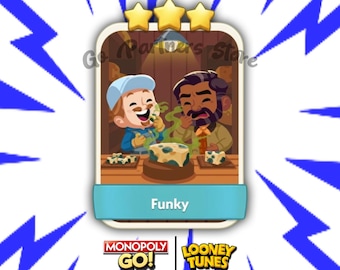 Funky Set #10 Monopoly_Go 3 Star Stickers Happy Harvest Album