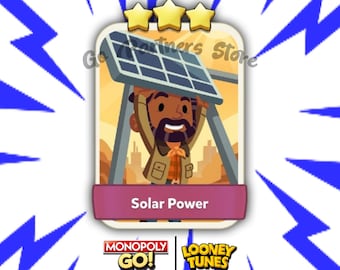 Solar Power Set #9 Monopoly_Go 3 Star Stickers Happy Harvest Album