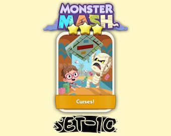CURSES! Set #10 Monopoly_Go 3 Star Stickers
