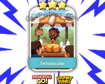 Swisstacular Set #10 Monopoly_Go 3 Star Stickers Happy Harvest Album