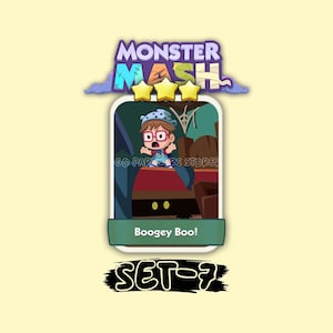 Boogey Boo! Set #7 Monopoly_Go 3 Star Stickers