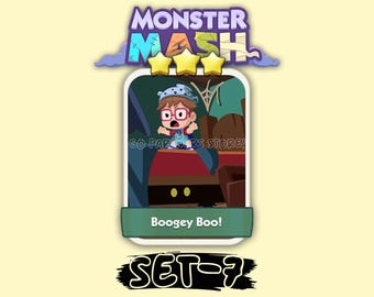 Boogey Boo! Set #7 Monopoly_Go 3 Star Stickers