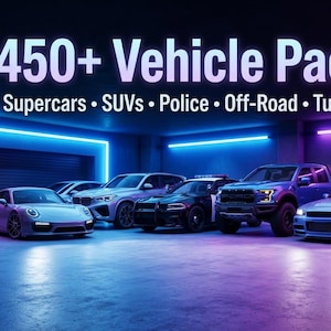 Premium FiveM Car Pack – 450+ Debadged Vehicles, Optimized & Server‑Ready