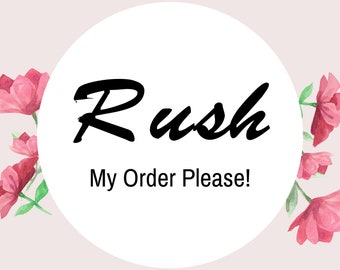 Rush Order Fee, Big Time Rush, Rush Fee, Rush My Order, Rush Orders, Rush Order, Rush