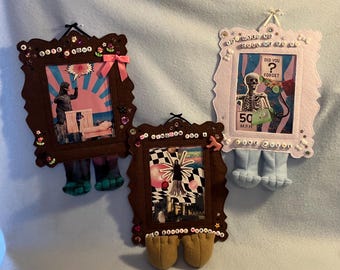 Custom Art With Legs Collage - 9”