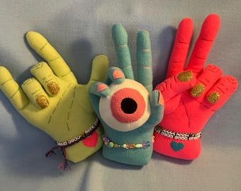 Custom Friendly Hand Plush - 12”