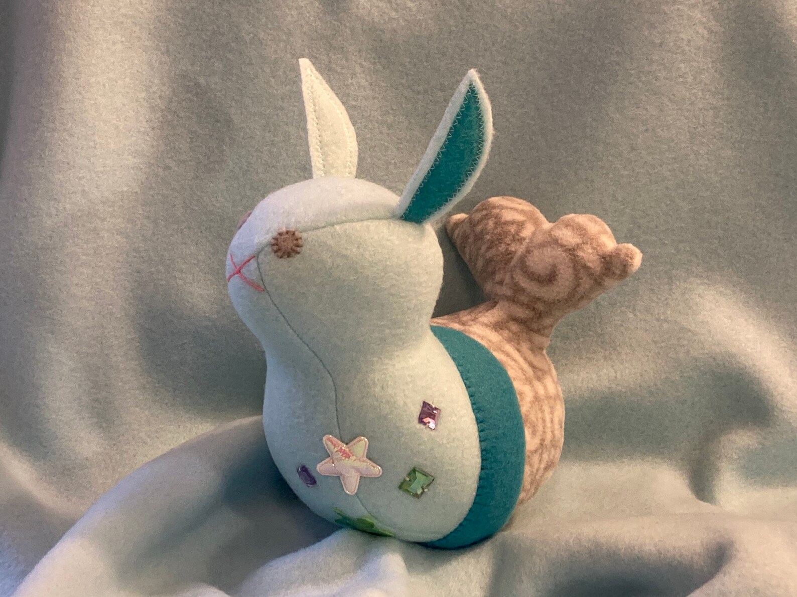 Mermaid Bunny Bean - Custom Made - Etsy