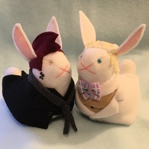 Teeny OTP Any Bunny Pair Custom Made image 1