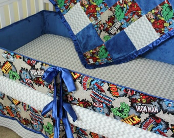 avengers crib bedding set