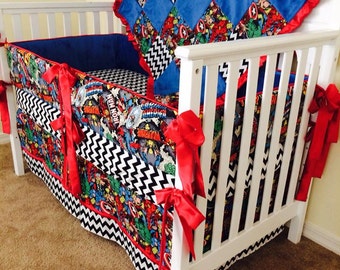 marvel baby bedding set
