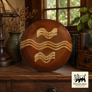 REDWARE - Signed Turtlecreek Pottery Decorative Plate