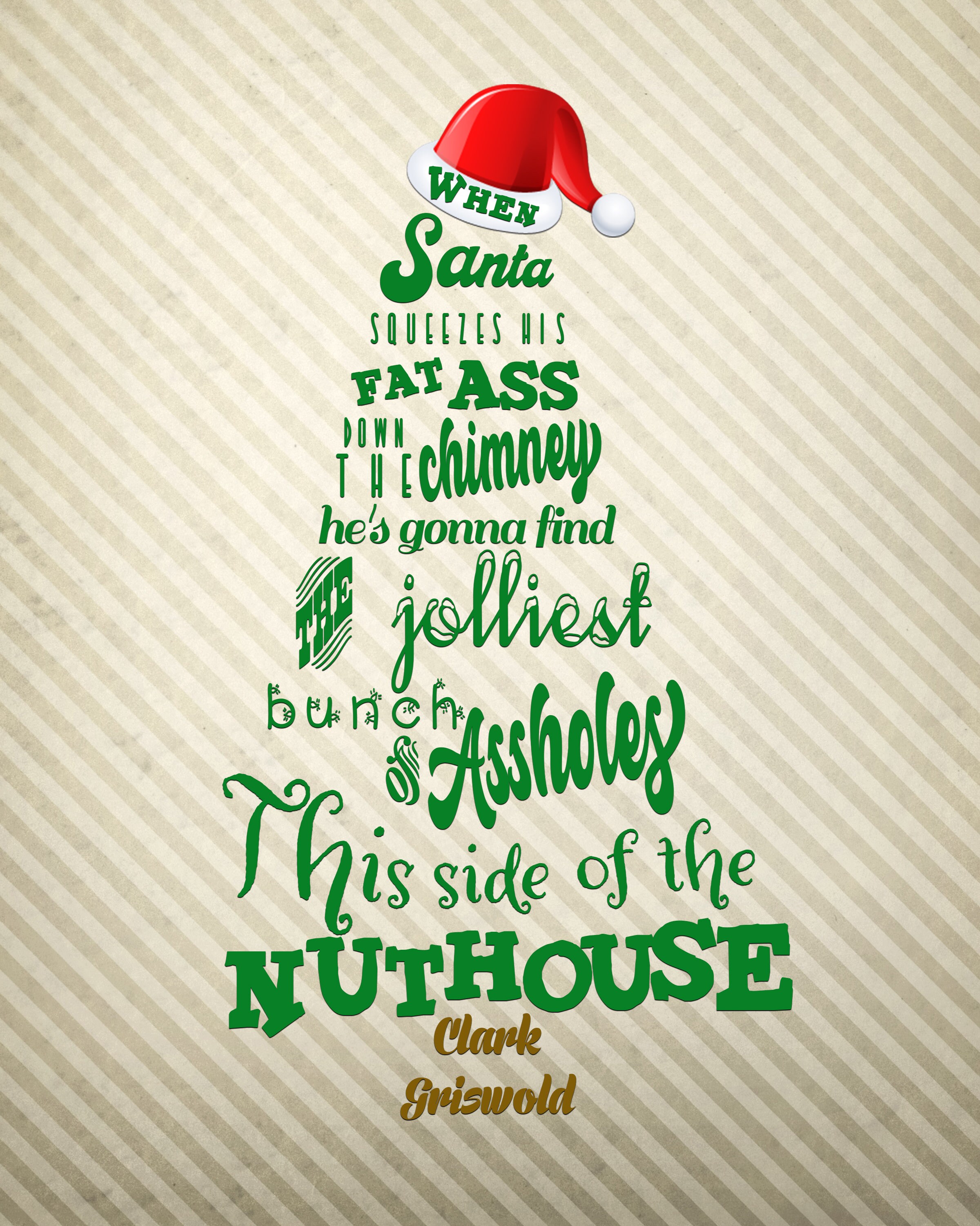 Jolliest Bunch of Aholes 8x10 Christmas Vacation Movie - Etsy