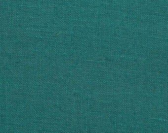 Turquoise linnen op maat gesneden | Bekledings-, gordijn- en naaistof