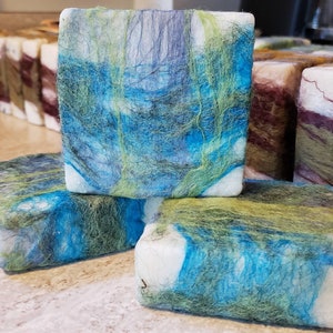 Eucalyptus Aloe Felted Soap