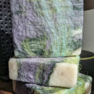Lavender Eucalyptus Felted Soap