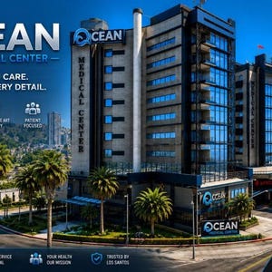 Ocean Hospital MLO [FiveM] | Modern Medical Center | Advanced Healthcare Roleplay Facility