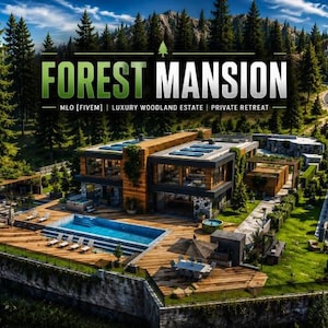 Forest Mansion MLO [FiveM] | Luxury Woodland Estate | Private Nature Retreat