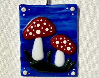 Mini Red Mushrooms Ornament