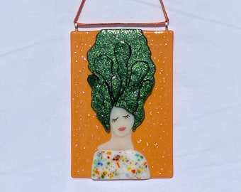 Jade - Glass Tile Portrait