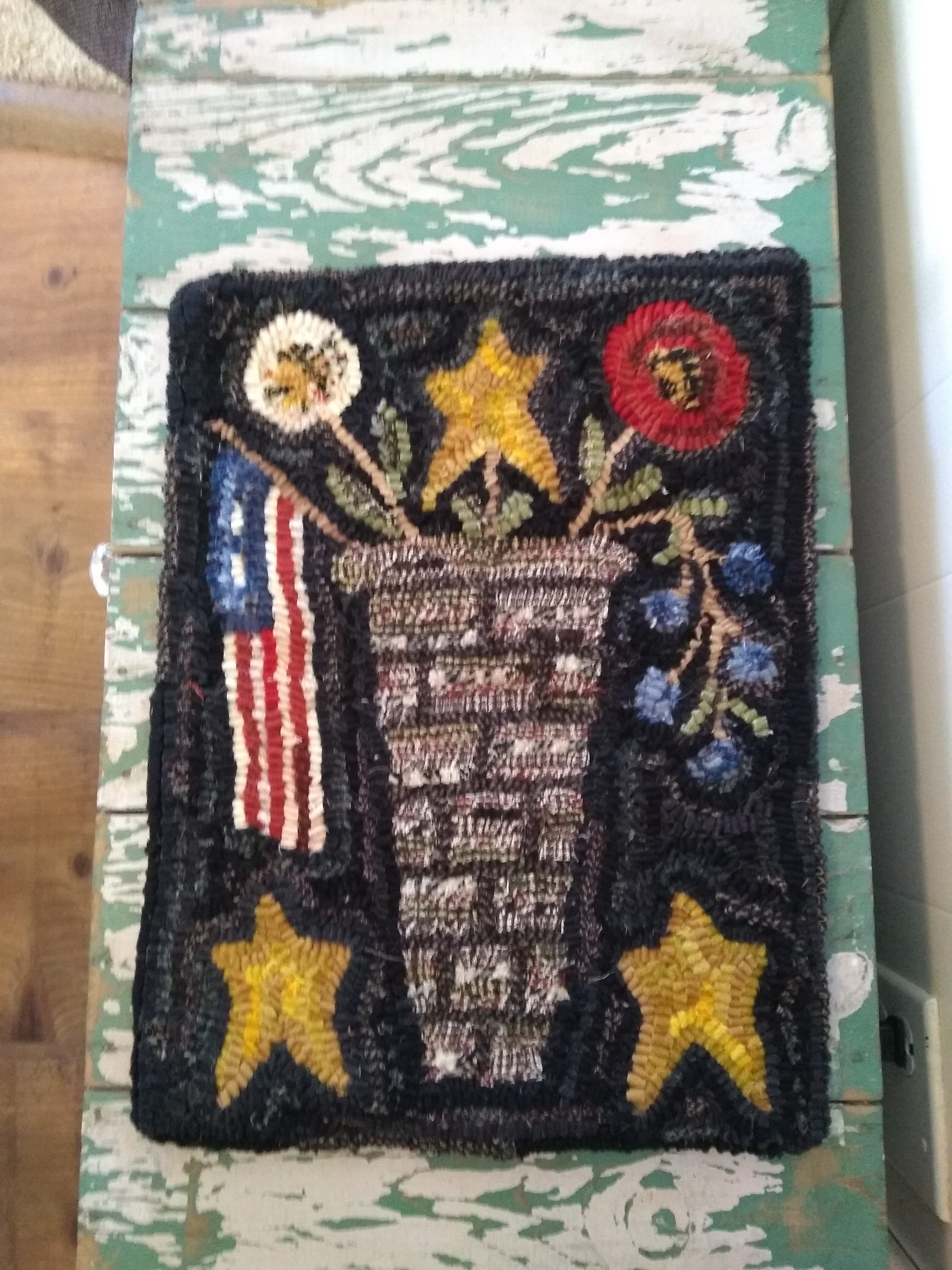 Hand Hooked Wool Rug - Etsy