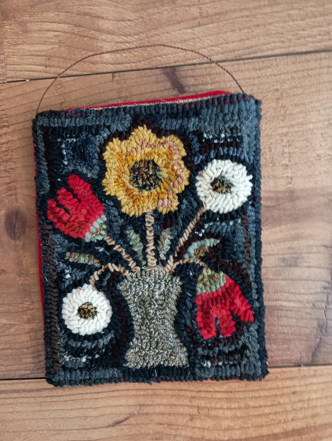 Hand Hooked Wool Rug - Etsy