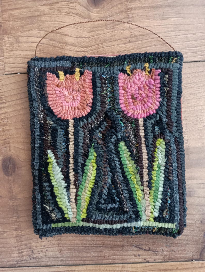 Hand Hooked Wool Rug - Etsy