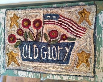 hand hooked wool rug