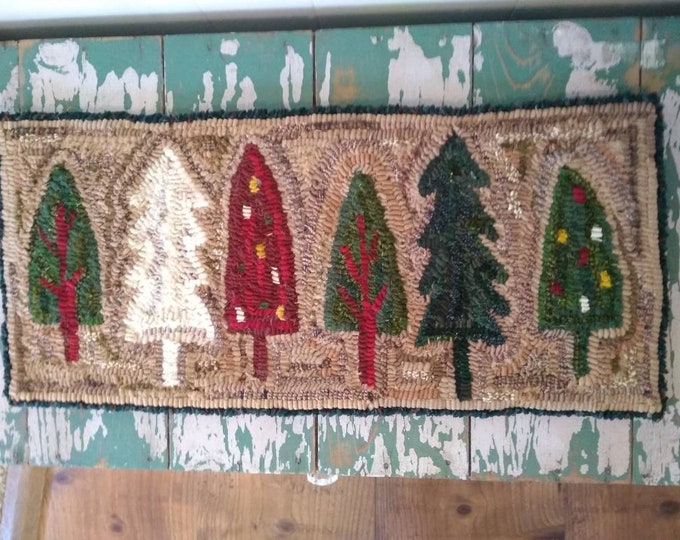 Hand Hooked Wool Rug - Etsy