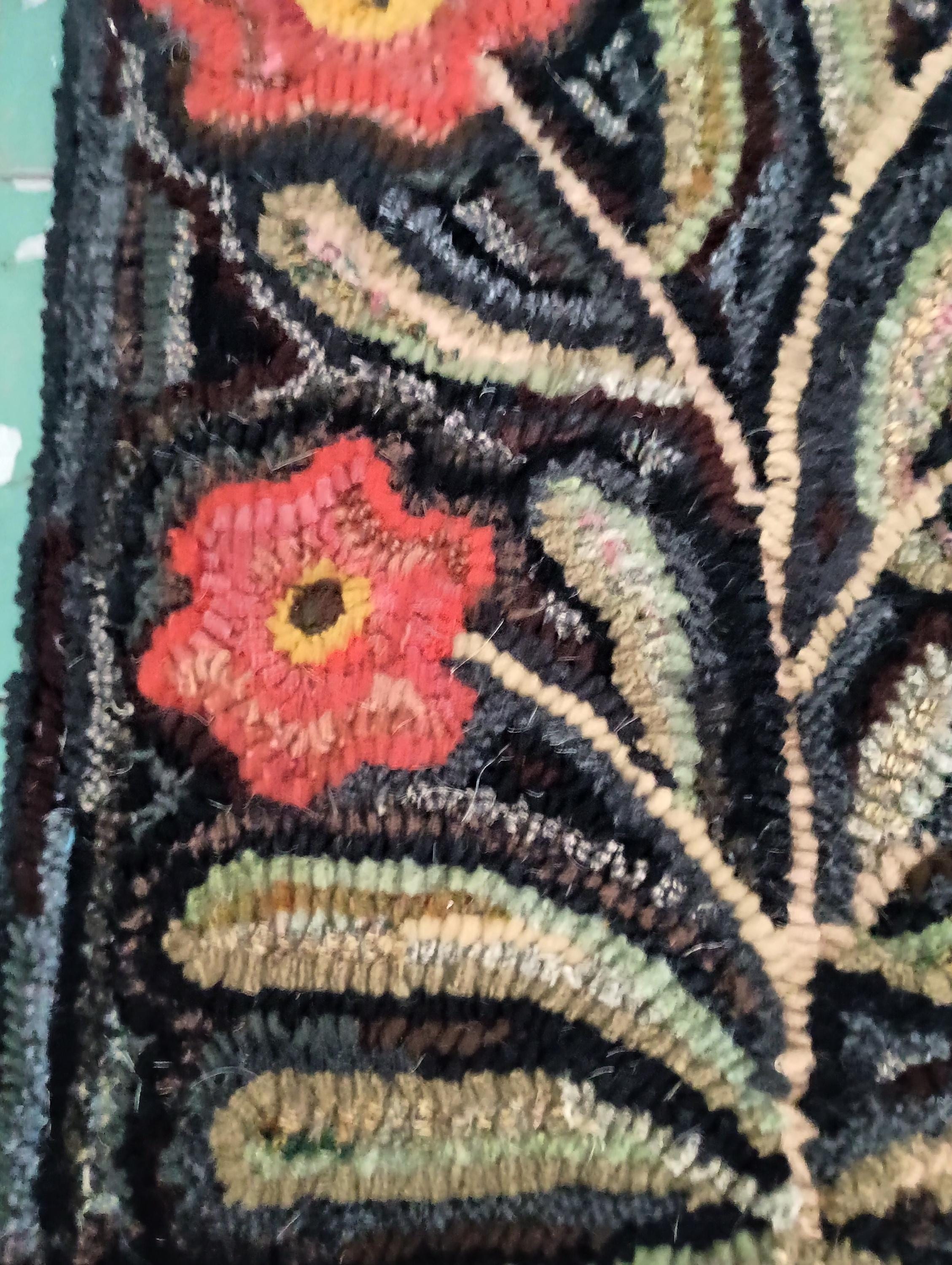 Hand Hooked Wool Rug - Etsy