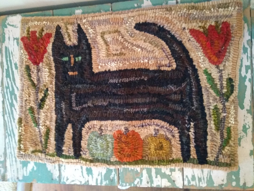 Hand Hooked Wool Rug - Etsy