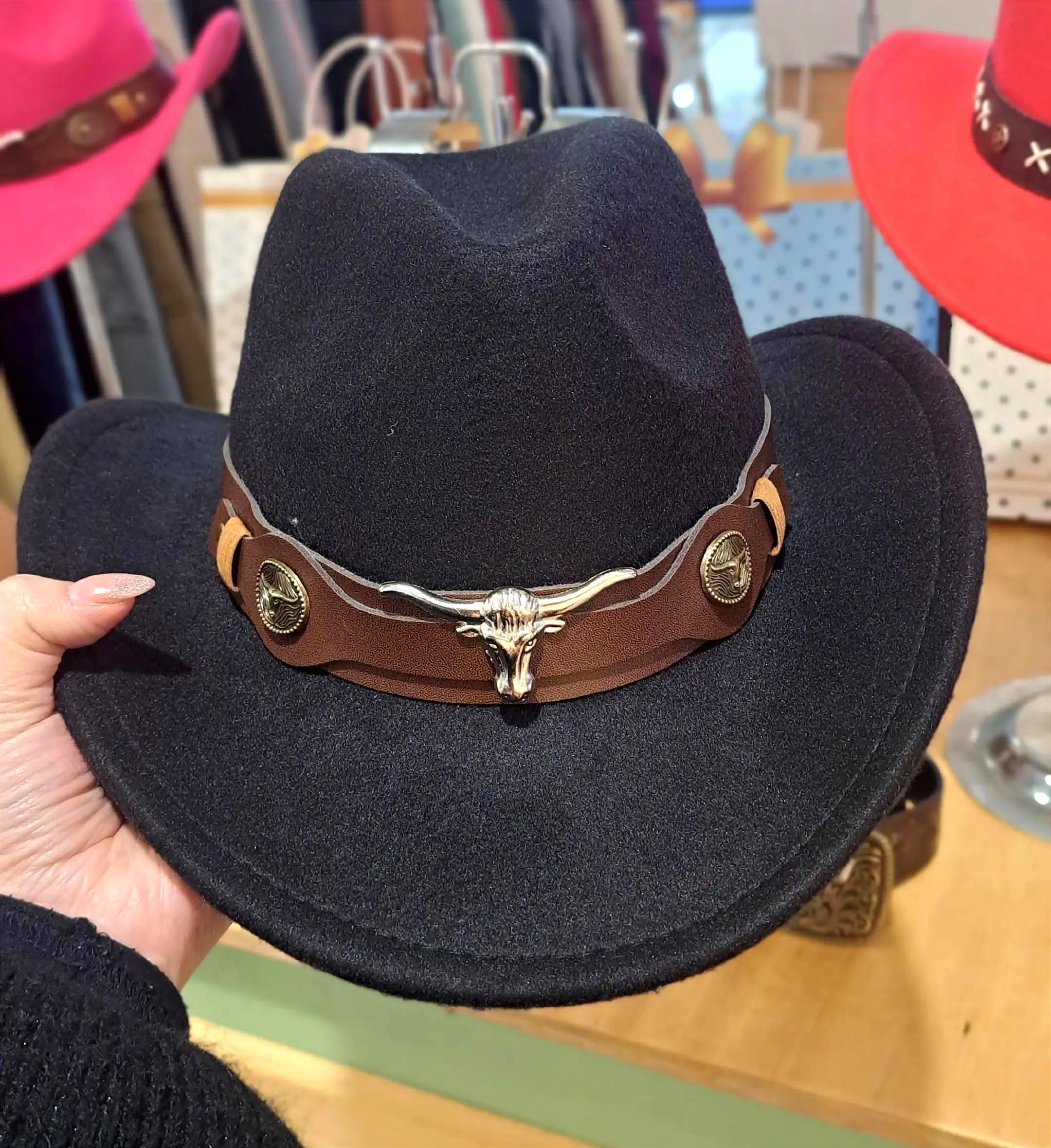 Edhomenn Chapeaux de cowboy pour enfants, chapeau de cowgirl occidental à large bord avec sangle réglable, accessoires de costume de cowgirl (02 café Edhomenn Chapeaux de cowboy pour enfants, chapeau de cowgirl occidental à large bord avec sangle réglable, accessoires de costume de cowgirl (02 café