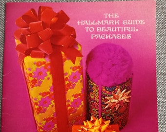 Vintage Hallmark Cards/Gift Wrapping Guide, 1969, Instructional, Beautiful Packages