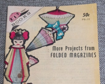 1968 Projects from Folded Magazines, Craft Booklet by Nap Craft Books