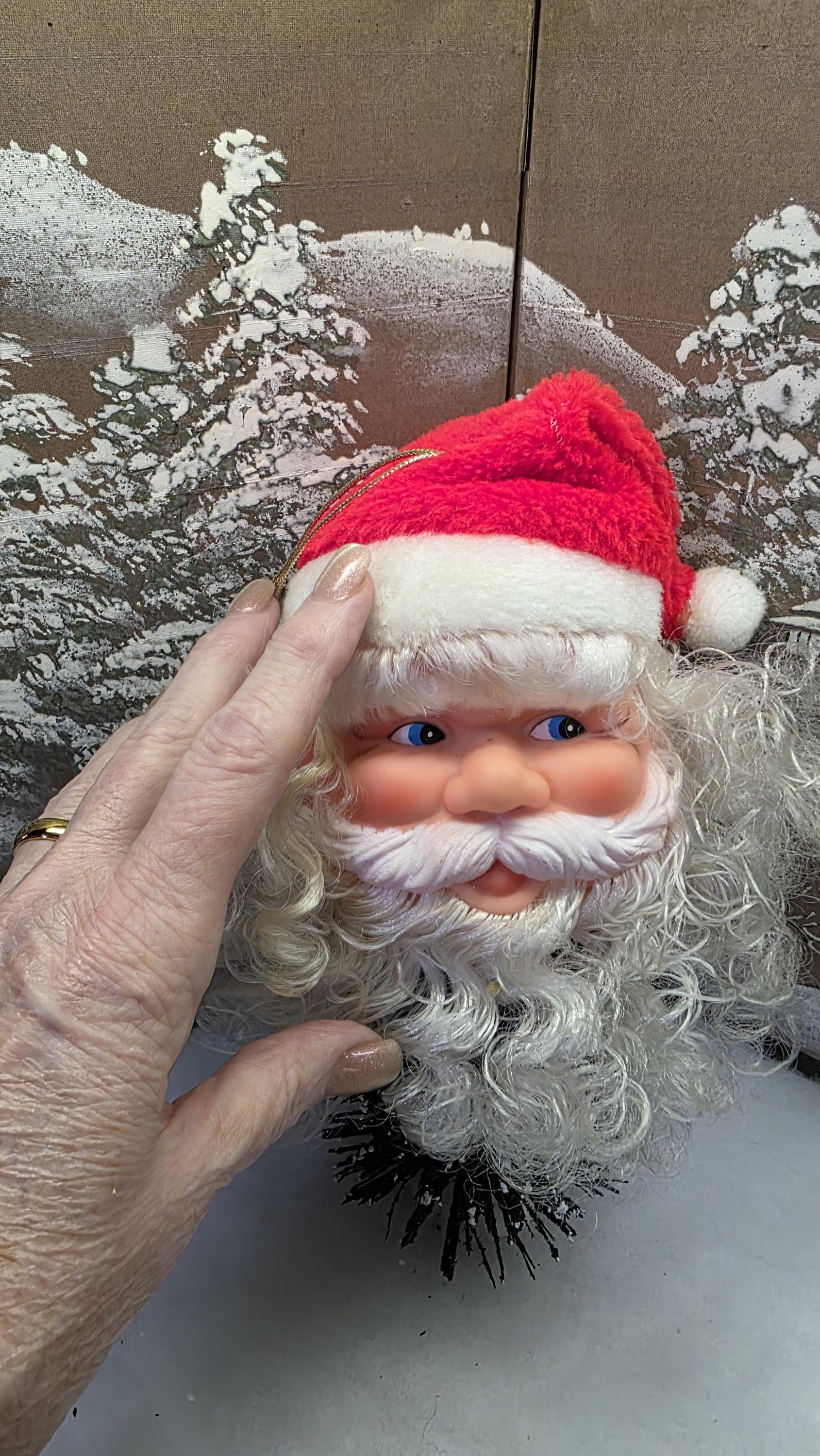 Santa Head Tree Toppernull