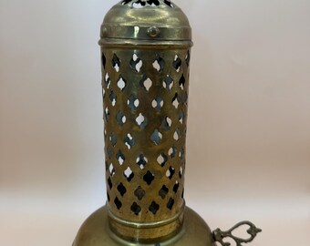 Vintage Turkse messing kandelaar