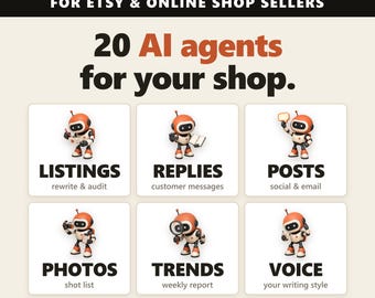 Claude Code AI Agent Bundle, 6 teams, 20 agents voor online winkelverkopers, Codex